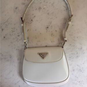 Prada White Shoulder Bag